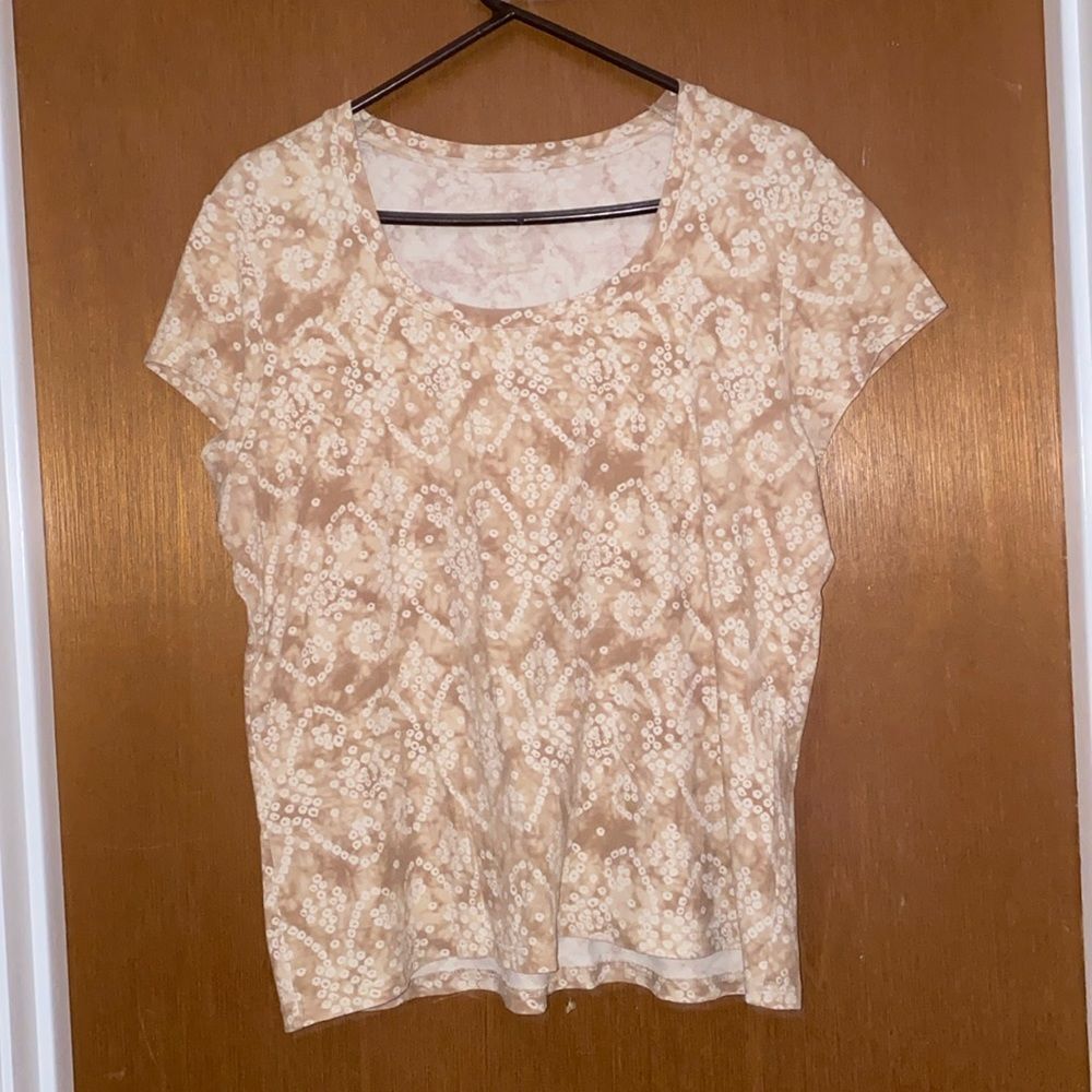 womens faded glory xl t shirt with pattern design